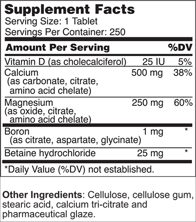 Calcium & Magnesium Plus with Boron and Vitamin D