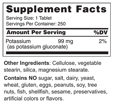 Potassium 99mg