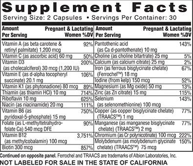 Prenatal Optimum