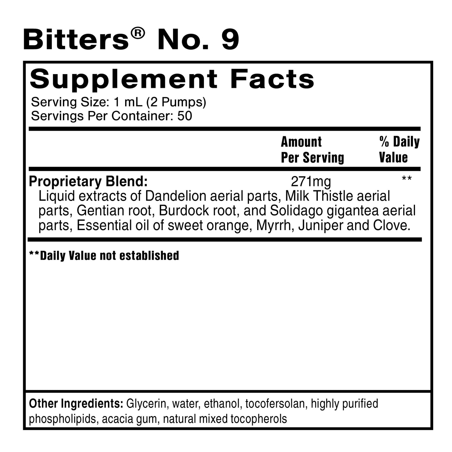 Bitters® No. 9