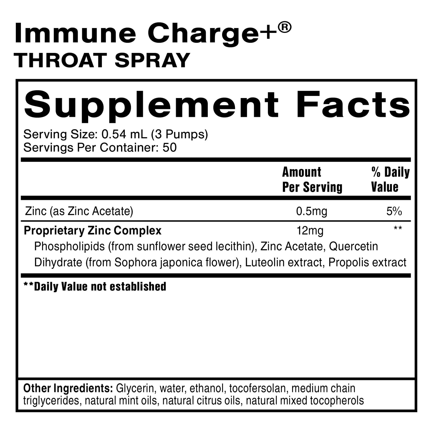 Immune Charge+® Throat Spray Pack of 9
