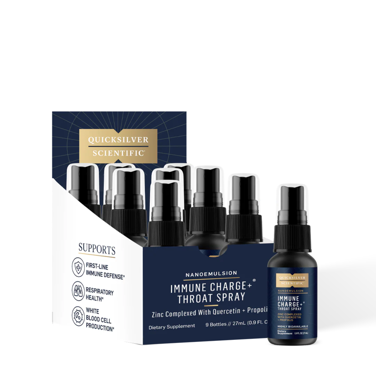 Immune Charge+® Throat Spray Pack of 9