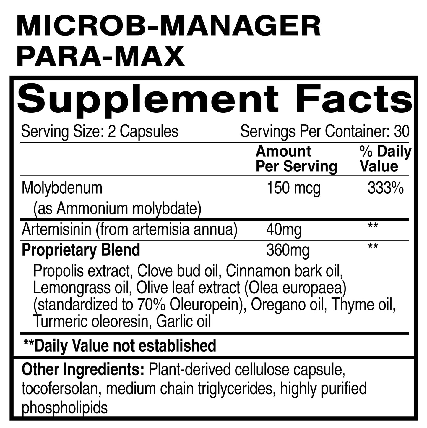 Microb-Manager Para-Max